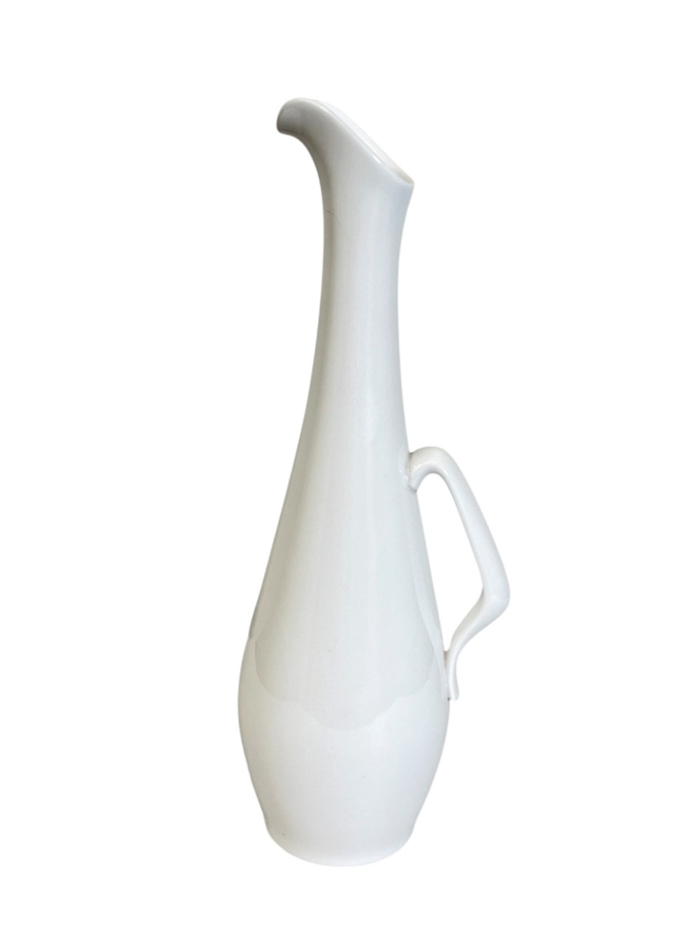 Vintage Spode White Bone China England Ewer Bud Vase